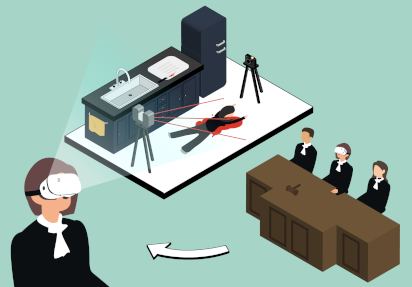 Logo VCSA3D - Virtual Reality Crime Scene Investigation